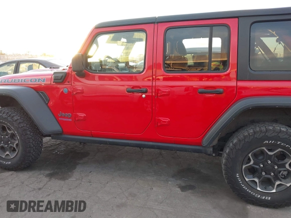 2022 Jeep Wrangler Unlimited Rubicon with VIN 1C4JJXR63NW206709, listed as a IAAI auction lot 41254820 with 25,317 mi miles and . Bid and sale history available at DreamBid. Image 15.