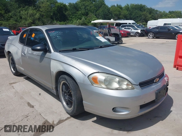 2006 Chevrolet Monte Carlo LT 3.9L с VIN 2G1WK151569381184, выставлен на аукционе IAAI как лот 42448700 с пробегом Не указан миль и . История ставок и продаж доступна на DreamBid. Изображение 1.