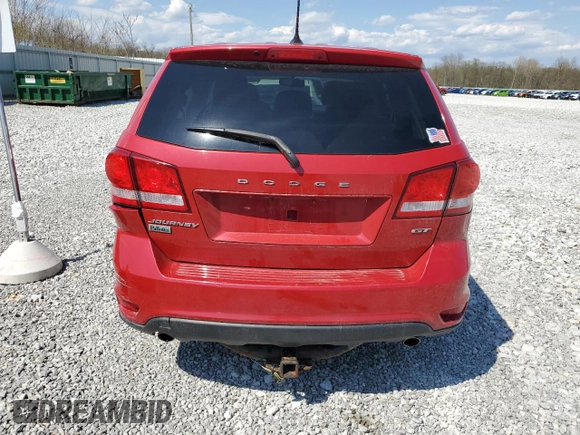 2017 Dodge Journey GT with VIN 3C4PDCEG3HT702015, listed as a Copart auction lot 54240845 with 83,968 mi miles and Salvage title. Bid and sale history available at DreamBid. Image 6.