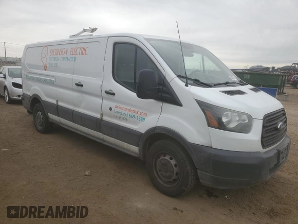 2015 Ford Transit with VIN 1FTNR2ZM3FKA12962, listed as a Copart auction lot 50038165 with 148,084 mi miles and Salvage Title. Bid and sale history available at DreamBid. Image 4.