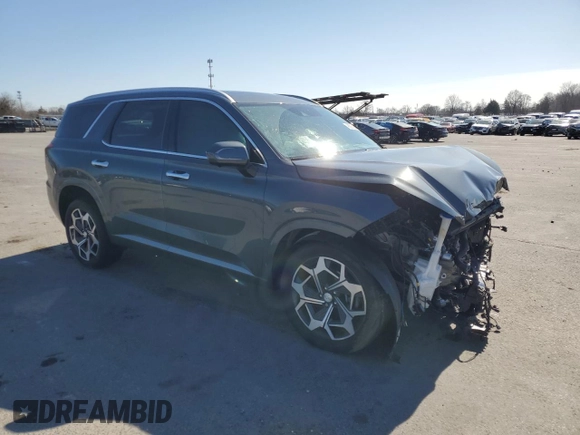 2022 Hyundai Palisade Calligraphy z VIN KM8R7DHE6NU392875, wystawiony jako Copart lot #48291705 z przebiegiem 21 152 mil mil oraz Szkoda całkowita • Salvage title. Historia ofert i sprzedaży dostępna na DreamBid. Obrazek 4.