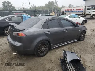 2009 Mitsubishi Lancer GTS with VIN JA3AU86W19U012925, listed as a Copart auction lot 72343934 with Not Provided miles and Salvage Title. Bid and sale history available at DreamBid. Image 3.