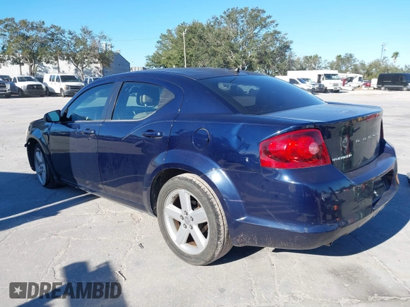 2014 Dodge Avenger SE with VIN 1C3CDZAG9EN223122, listed as a IAAI auction lot 40882250 with 139,552 mi miles. Bid and sale history available at carsss.com. Image 3.
