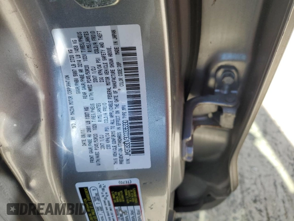 2012 Mazda CX-9 Grand Touring z VIN JM3TB3DV3C0335330, wystawiony jako Copart lot #57562015 z przebiegiem 171 397 mil mil oraz Szkoda całkowita • Salvage title. Historia ofert i sprzedaży dostępna na DreamBid. Obrazek 14.