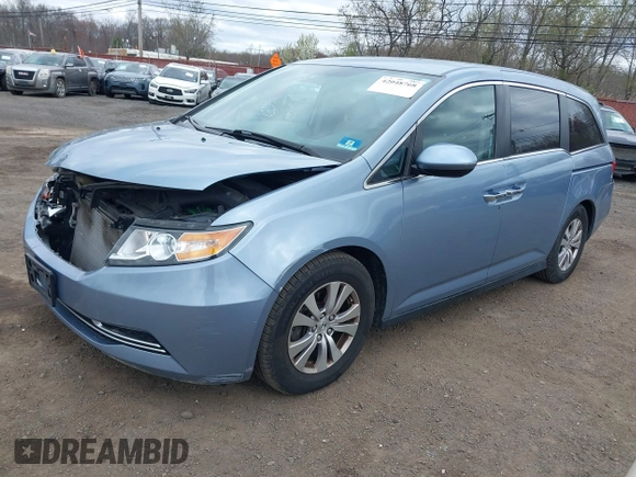 2014 Honda Odyssey EX with VIN 5FNRL5H46EB016800, listed as a IAAI auction lot 42048768 with 144,677 mi miles and . Bid and sale history available at carsss.com. Image 19.