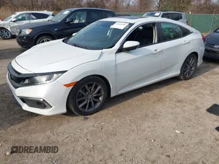2019 Honda Civic Sedan EX with VIN 19XFC1F34KE018682, listed as a IAAI auction lot 41843545 with 73,992 mi miles. Bid and sale history available at carsss.com. Image 2.