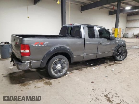 2007 Ford F-150 XLT with VIN 1FTPX12547NA66198, listed as a Copart auction lot 81275474 with 212,538 mi miles and Salvage Title. Bid and sale history available at carsss.com. Image 3.