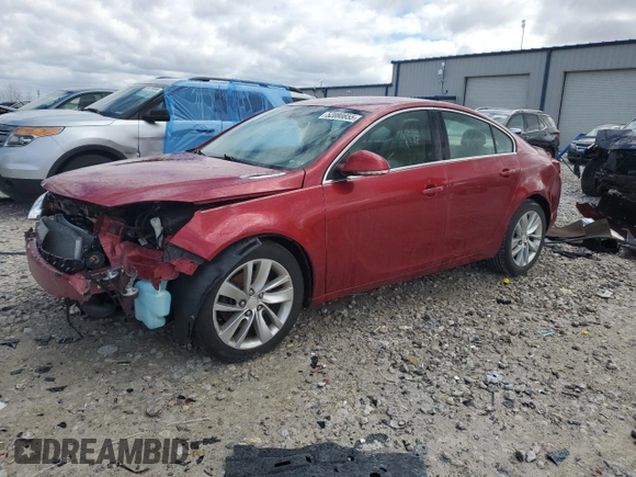 2014 Buick Regal with VIN 2G4GK5EX9E9213162, listed as a Copart auction lot 52080855 with 105,512 mi miles and Clean Title. Bid and sale history available at carsss.com. Image 1.