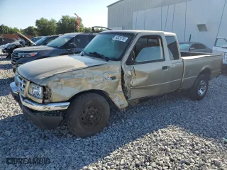 2002 Ford Ranger XL Fleet with VIN 1FTYR44U12TA42322, listed as a Copart auction lot 53528755 with 153,433 mi miles and Salvage Title. Bid and sale history available at carsss.com. Image 1.