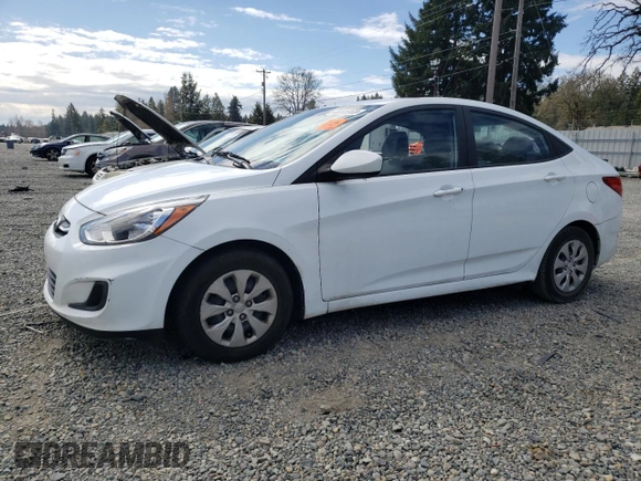 2017 Hyundai Accent SE with VIN KMHCT4AE0HU265474, listed as a Copart auction lot 46805963 with 83,401 mi miles. Bid and sale history available at carsss.com. Image 1.