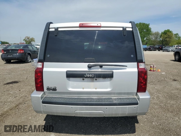 2008 Jeep Commander Sport with VIN 1J8HG48K58C186407, listed as a Copart auction lot 56226795 with 109,577 mi miles and Clean title. Bid and sale history available at DreamBid. Image 6.