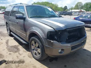 2010 Ford Expedition Max Limited z VIN 1FMJK2A59AEA06884, wystawiony jako IAAI lot #42166507 z przebiegiem 104 712 mil mil oraz . Historia ofert i sprzedaży dostępna na DreamBid. Obrazek 1.