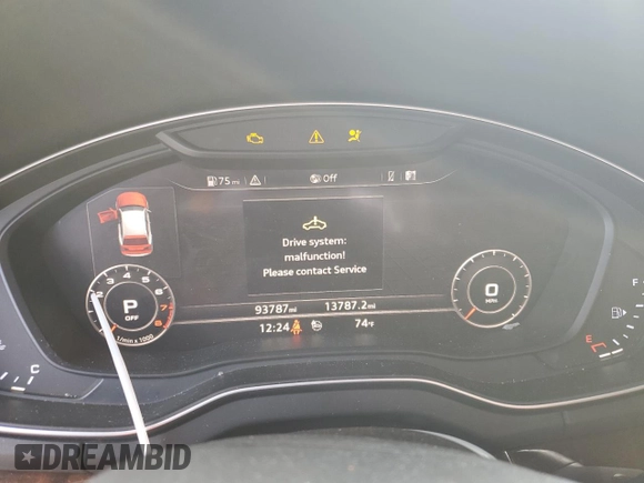 2018 Audi Q5 Premium Plus with VIN WA1BNAFY1J2086934, listed as a Copart auction lot 36652763 with 93,787 mi miles. Bid and sale history available at carsss.com. Image 9.