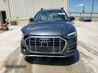 2021 Audi Q5 Premium with VIN WA1AAAFY2M2004785, listed as a Copart auction lot 56500595 with 79,376 mi miles and Salvage title. Bid and sale history available at DreamBid. Image 14.