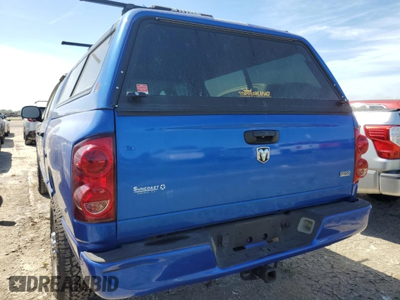 2007 Dodge Ram 2500 SLT with VIN 3D7KR28A57G817628, listed as a Copart auction lot 74386664 with 139,940 mi miles and Salvage Title. Bid and sale history available at carsss.com. Image 6.