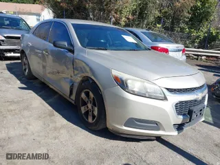 2015 Chevrolet Malibu LS with VIN 1G11B5SL2FF351591, listed as a IAAI auction lot 41826151 with 265,589 mi miles. Bid and sale history available at carsss.com. Image 1.
