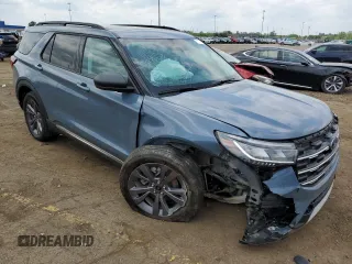 2025 Ford Explorer Active with VIN 1FMUK8DH1SGA07877, listed as a Copart auction lot 60504055 with Not provided miles and Clean title. Bid and sale history available at DreamBid. Image 4.