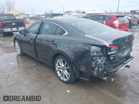 2017 Mazda Mazda6 Touring with VIN JM1GL1V5XH1135153, listed as a IAAI auction lot 41666876 with 71,674 mi miles. Bid and sale history available at carsss.com. Image 3.