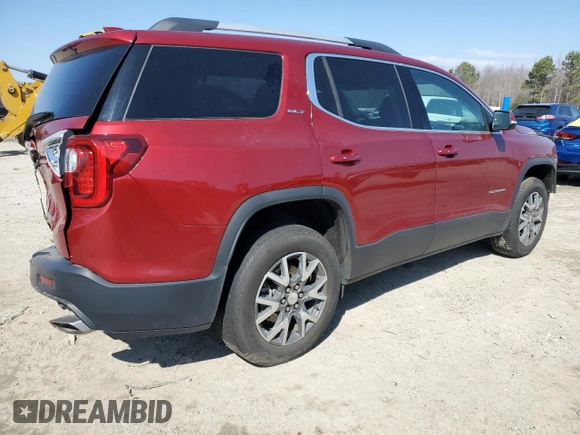 2023 GMC Acadia SLT with VIN 1GKKNML42PZ153487, listed as a Copart auction lot 47357855 with 43,887 mi miles and Non Repairable. Bid and sale history available at DreamBid. Image 3.