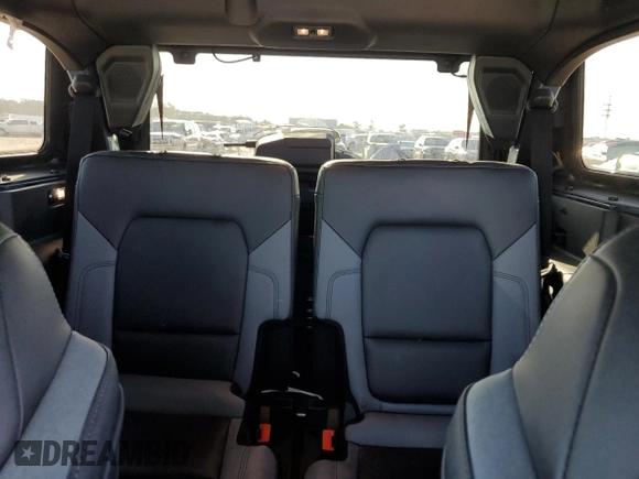 2024 Ford Bronco Black Diamond with VIN 1FMDE1AH5RLA05733, listed as a Copart auction lot 59168854 with 3,629 mi miles and Salvage Title. Bid and sale history available at DreamBid. Image 10.
