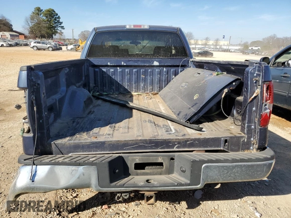 2005 Ford F-150 XLT with VIN 1FTPX14545KD24649, listed as a Copart auction lot 46359215 with 0 mi miles and Salvage Title. Bid and sale history available at carsss.com. Image 6.