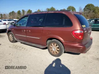 2007 Chrysler Town & Country LWB Touring with VIN 2A8GP54LX7R195626, listed as a Copart auction lot 89100675 with 123,380 mi miles and Salvage Title. Bid and sale history available at carsss.com. Image 2.