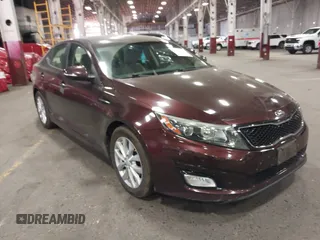 2015 Kia Optima EX z VIN 5XXGN4A70FG351257, wystawiony jako IAAI lot #42485314 z przebiegiem 94 579 mil mil oraz . Historia ofert i sprzedaży dostępna na DreamBid. Obrazek 1.