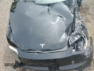 2025 Tesla Model 3 Long Range with VIN 5YJ3E1EB6SF923974, listed as a Copart auction lot 57059495 with 9,108 mi miles and Salvage title. Bid and sale history available at DreamBid. Image 11.