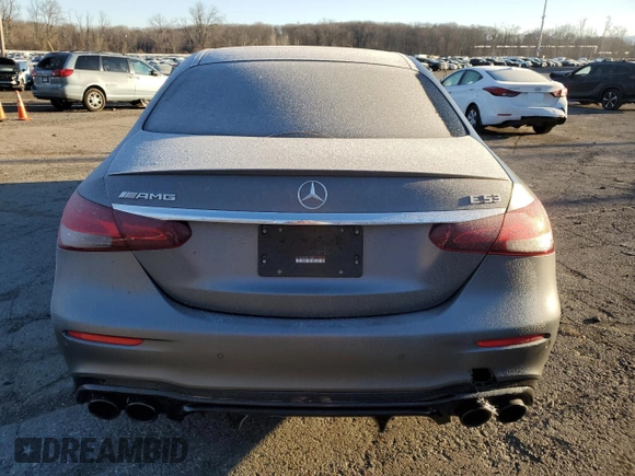 2023 Mercedes-Benz E 53 AMG with VIN W1KZF6BB2PB168847, listed as a Copart auction lot 81310763 with Not Provided miles and . Bid and sale history available at DreamBid. Image 6.