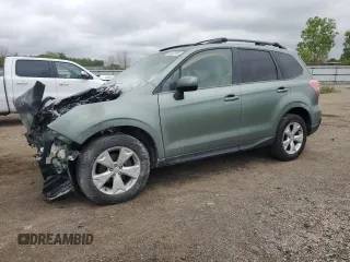 2014 Subaru Forester Premium with VIN JF2SJAEC9EH469712, listed as a Copart auction lot 58833365 with Not provided miles and Salvage title. Bid and sale history available at DreamBid. Image 1.