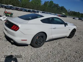 2021 Ford Mustang GT with VIN 1FA6P8CF5M5143867, listed as a Copart auction lot 52494805 with 53,992 mi miles and Salvage title. Bid and sale history available at DreamBid. Image 3.