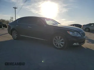 2008 Lexus LS 460 with VIN JTHBL46F085067469, listed as a Copart auction lot 46296345 with 191,298 mi miles and Non Repairable. Bid and sale history available at carsss.com. Image 4.