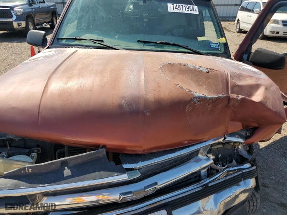 1999 Chevrolet Tahoe Z71 with VIN 1GNEK13R0XJ474557, listed as a Copart auction lot 74971964 with 217,027 mi miles and Salvage Title. Bid and sale history available at carsss.com. Image 12.