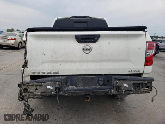 2021 Nissan Titan SV with VIN 1N6AA1EC2MN506607, listed as a Copart auction lot 57905485 with 68,690 mi miles and Salvage title. Bid and sale history available at DreamBid. Image 6.