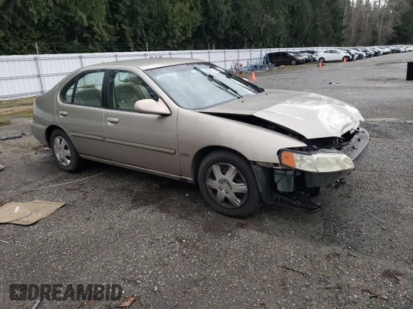 2001 Nissan Altima GXE with VIN 1N4DL01DX1C222920, listed as a Copart auction lot 86391504 with 0 mi miles and Salvage Title. Bid and sale history available at carsss.com. Image 4.