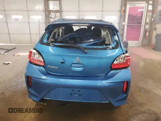 2024 Mitsubishi Mirage ES with VIN ML32AUHJXRH038010, listed as a Copart auction lot 60400125 with 5,264 mi miles and Non repairable. Bid and sale history available at DreamBid. Image 6.