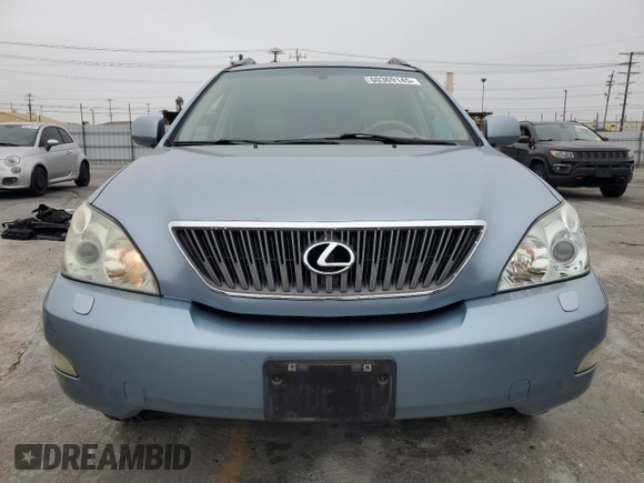 2007 Lexus RX 350 with VIN JTJHK31U872021187, listed as a Copart auction lot 60369145 with 126,093 mi miles and Salvage title. Bid and sale history available at DreamBid. Image 5.
