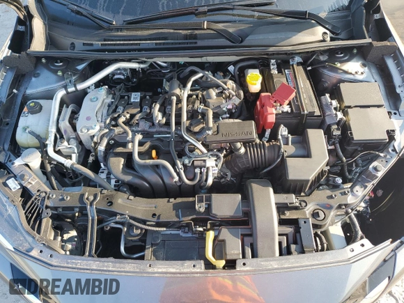 2025 Nissan Sentra S with VIN 3N1AB8BV0SY231370, listed as a Copart auction lot 55806415 with 3,110 mi miles and Salvage Title. Bid and sale history available at DreamBid. Image 11.
