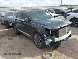 2021 Hyundai Santa Fe Limited with VIN 5NMS44AL3MH315913, listed as a IAAI auction lot 41134466 with 47,792 mi miles. Bid and sale history available at carsss.com. Image 1.