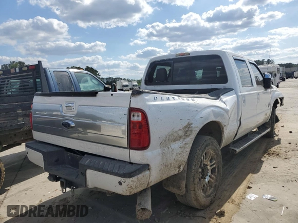 2014 Ford F-350 XLT with VIN 1FT8W3BT9EEB86335, listed as a Copart auction lot 53987085 with Not provided miles and Salvage title. Bid and sale history available at DreamBid. Image 3.