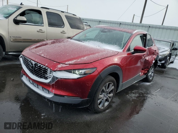 2025 Mazda CX-30 S Preferred with VIN 3MVDMBCMXSM753341, listed as a Copart auction lot 44648745 with 1,281 mi miles and Salvage Title. Bid and sale history available at DreamBid. Image 1.