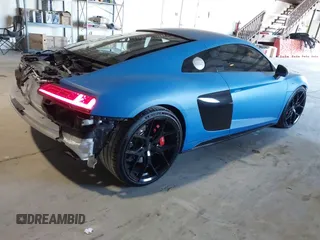 2023 Audi R8 performance quattro with VIN WUACEAFX5P7902124, listed as a IAAI auction lot 41426635 with 3,438 mi miles and . Bid and sale history available at DreamBid. Image 4.
