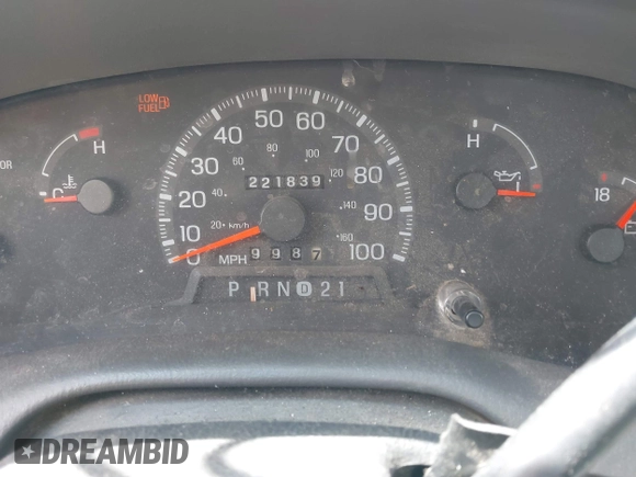 1998 Ford F-150 with VIN 1FTZX1767WNB79135, listed as a IAAI auction lot 42251761 with 221,839 mi miles and . Bid and sale history available at DreamBid. Image 7.
