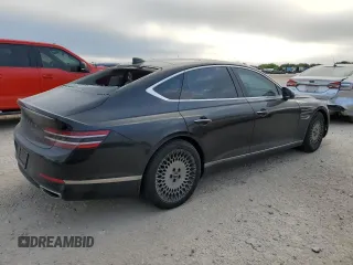 2022 Genesis G80 2.5T with VIN KMTGB4SC1NU104196, listed as a Copart auction lot 53179545 with 53,600 mi miles and Clean title. Bid and sale history available at DreamBid. Image 3.