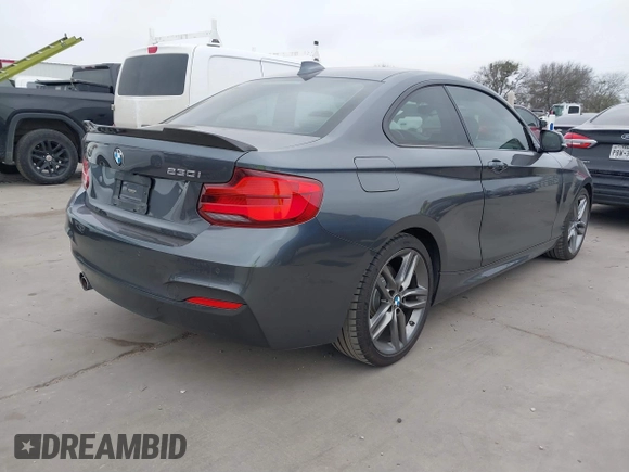 2018 BMW 2 Series 230i with VIN WBA2J1C5XJVD09384, listed as a IAAI auction lot 41751922 with 72,191 mi miles. Bid and sale history available at carsss.com. Image 4.