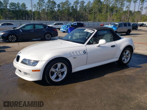 2001 BMW Z3 2.5 z VIN WBACN33461LM02519, wystawiony jako Copart lot #46251135 z przebiegiem 140 328 mil mil oraz Szkody całkowita. Historia ofert i sprzedaży dostępna na DreamBid. Obrazek 1.