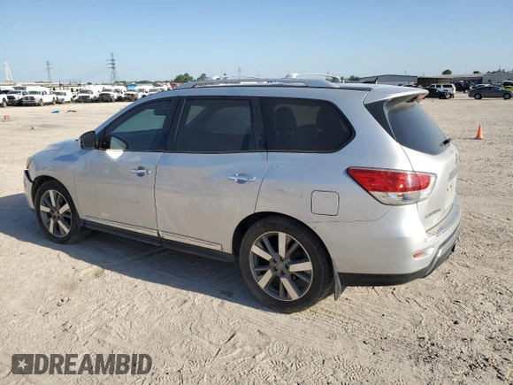 2015 Nissan Pathfinder Platinum z VIN 5N1AR2MM6FC600818, wystawiony jako Copart lot #52195195 z przebiegiem 163 035 mil mil oraz Szkoda całkowita • Salvage title. Historia ofert i sprzedaży dostępna na DreamBid. Obrazek 2.
