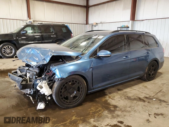 2019 Volkswagen Golf SportWagen S with VIN 3VW117AU0KM507425, listed as a Copart auction lot 77443114 with 54,564 mi miles and Salvage Title. Bid and sale history available at carsss.com. Image 1.
