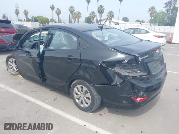 2016 Hyundai Accent SE with VIN KMHCT4AE0GU037599, listed as a IAAI auction lot 42114183 with 132,020 mi miles and . Bid and sale history available at DreamBid. Image 3.