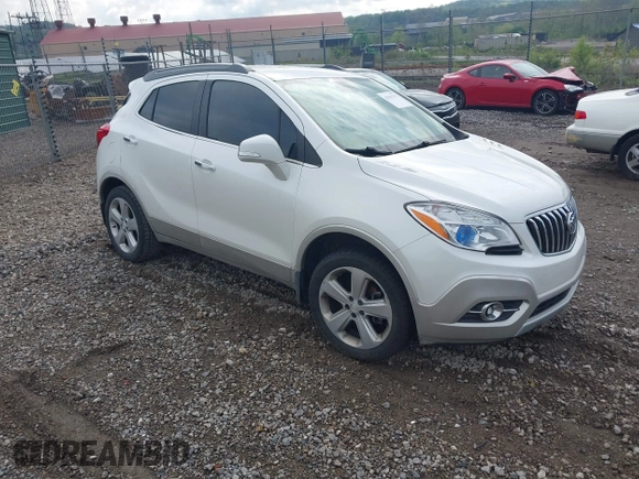 2015 Buick Encore Convenience with VIN KL4CJFSB9FB192053, listed as a IAAI auction lot 42181792 with 135,247 mi miles. Bid and sale history available at carsss.com. Image 1.